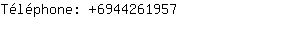 Téléphone: 694426....