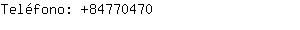 Teléfono: 8477....