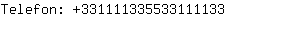 Telefon: 33111133553311....