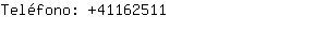 Teléfono: 4116....