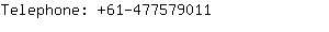 Telephone: 61-47757....