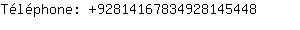 Tlphone: 9281416783492814....