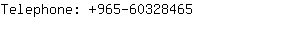 Telephone: 965-6032....
