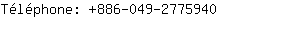 Tlphone: 886-049-277....