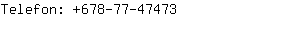 Telefon: 678-77-4....