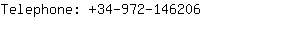 Telephone: 34-972-14....