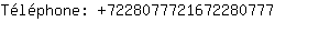 Tlphone: 722807772167228....