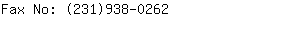 Fax No: (231)938-....
