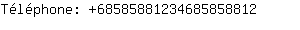 Téléphone: 6858588123468585....