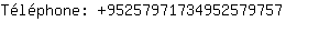 Tlphone: 9525797173495257....