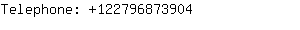 Telephone: 12279687....
