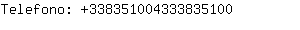 Telefono: 33835100433383....