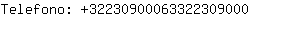 Telefono: 3223090006332230....