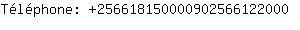 Tlphone: 25661815000090256612....