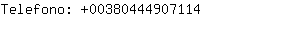 Telefono: 0038044490....