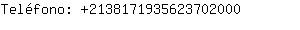 Telfono: 213817193562370....