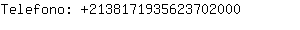 Telefono: 213817193562370....