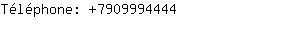 Téléphone: 790999....