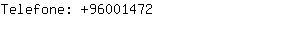Telefone: 9600....