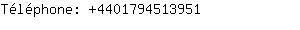 Téléphone: 440179451....