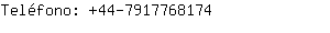 Teléfono: 44-791776....