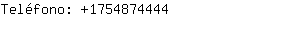 Teléfono: 175487....