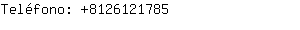 Teléfono: 812612....