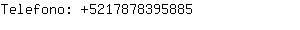 Telefono: 521787839....