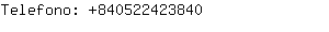 Telefono: 84052242....