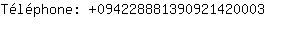 Tlphone: 09422888139092142....