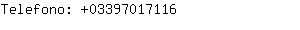 Telefono: 0339701....