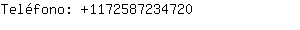 Teléfono: 117258723....