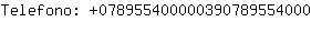 Telefono: 07895540000039078955....