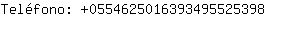 Telfono: 055462501639349552....