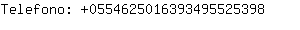 Telefono: 055462501639349552....