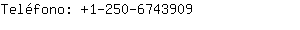 Teléfono: 1-250-674....