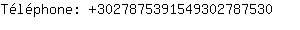 Tlphone: 302787539154930278....