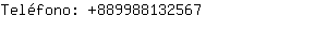 Teléfono: 88998813....