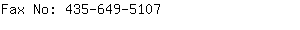 Fax No: 435-649-....