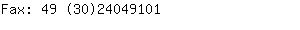 Fax: 49 (30)2404....