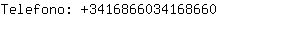 Telefono: 341686603416....