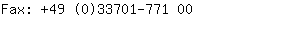 Fax: +49 (0)33701-77....