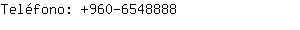 Teléfono: 960-654....