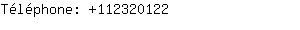 Téléphone: 11232....