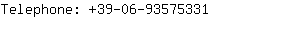 Telephone: 39-06-9357....