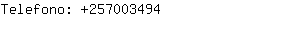 Telefono: 25700....