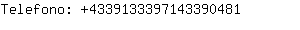 Telefono: 433913339714339....