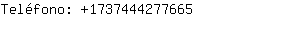 Teléfono: 173744427....