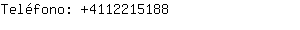 Teléfono: 411221....
