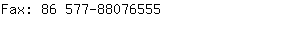 Fax: 86 577-8807....